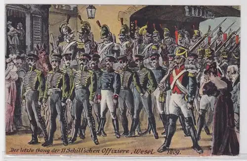 83564 Guerres de libération Ak dernier cours des 11 officiers Schills Wesel 1809