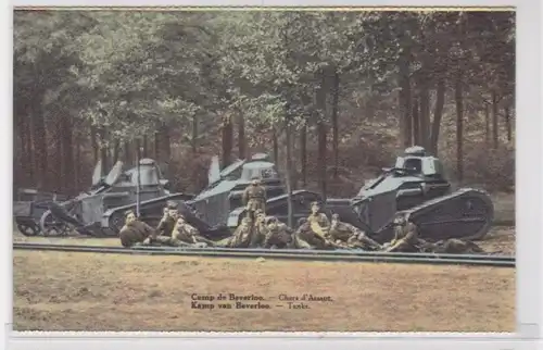 73192 Ak Kamp de Beverloo 3 tanks tank en 1915