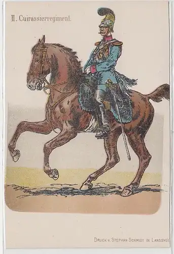 70748 militaire Ak cavalier du régiment de Kurassi vers 1915