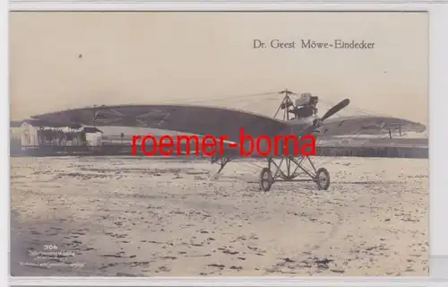 85587 Ak avion Dr Geest Möwe Couvercle vers 1915