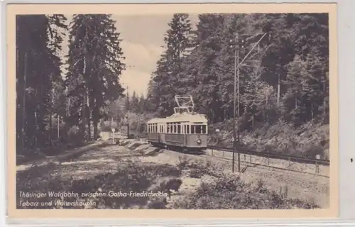 91457 Ak Thüringer Waldbahn zwischen Gotha-Friedrichroda, Tabarz & Waltershausen