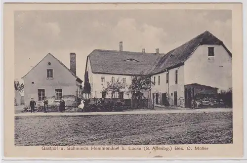83944 Ak Gasthof & Forge Hemmendorf près de Lucka S.-A. vers 1920