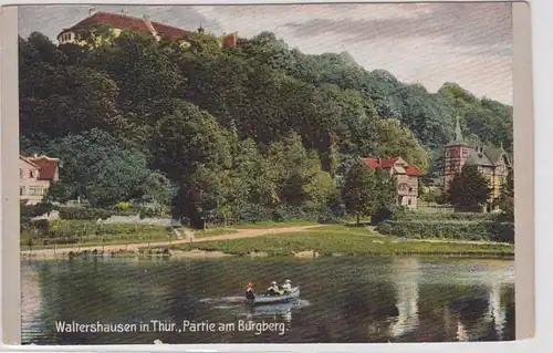 78008 Ak Waltershausen in Thüringen Partie am Burgberg 1907