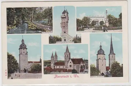 70281 Mehrbild Ak Arnstadt in Thüringen Ortsansichten 1906