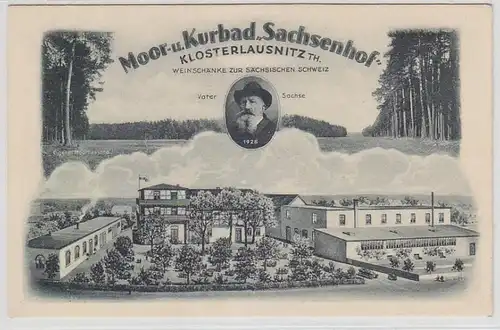 68580 Ak Moor- und Kurbad 'Sachsenhof' Klosterlausnitz Thüringen um 1920