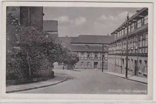 68085 Ak Schmölln in Thüringen Kirchplatz 1952