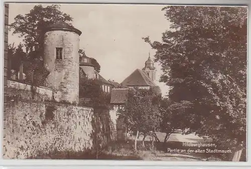 67962 Ak Hildburghausen Partie der alten Stadtmauer 1935