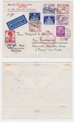 76934 ZEPPELINPOST Deutsche Luftpost Europa - Nordamerika 1936 LZ 129 Hindenburg