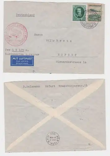 67361 ZEPPELINPOST Deutsche Luftpost LZ 129 Europa - Nordamerika und Retour 1936