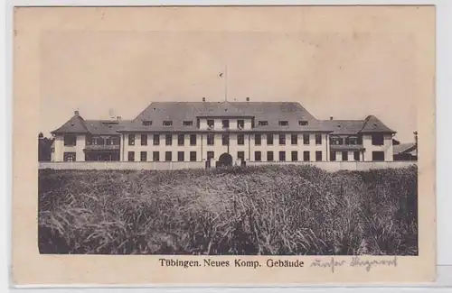 92467 Feldpost AK Tübingen - Neues Kompanie Gebäude 1916