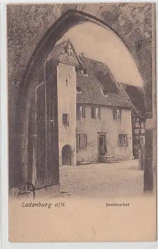 68290 Ak Ladenburg am Neckar Jésuitehof vers 1930