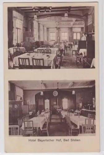 93898 Multi-image Ak Bad Steben Hotel Bayerischer Hof vers 1930