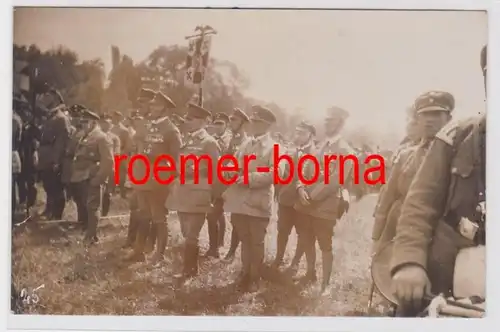 84587 Photo Ak Munich Front Soldat du Reichs Journée 1929 Landesverband Nordmark