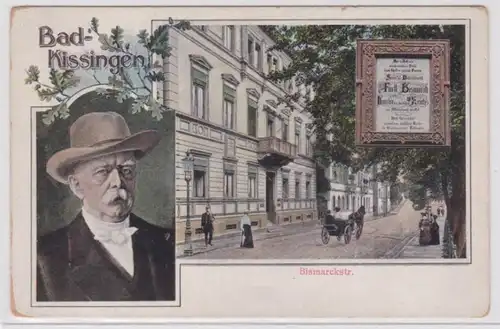 82183 AK Bad Kissingen - Bismarckstraße vers 1910