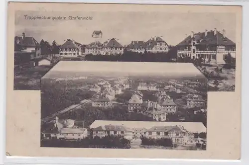 77599 Feldpost AK Truppenübungsplatz Grafenwöhr - Totalansicht 1917