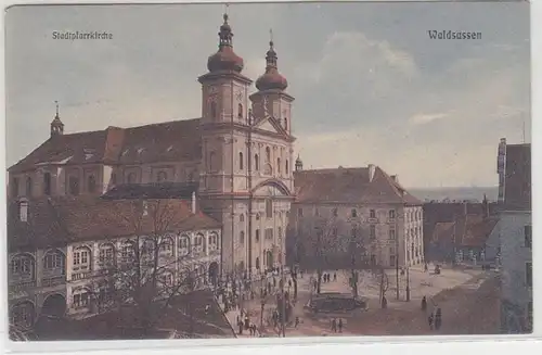 68828 Ak Waldsassen Eglise de la ville de Pfärrche 1911