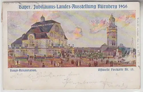 68050 Ak Bayer.Jubiläums-Landes-Exposition Nuremberg 1906