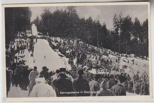 67912 Ak Sprungschanze in Bischofsgrün um 1940