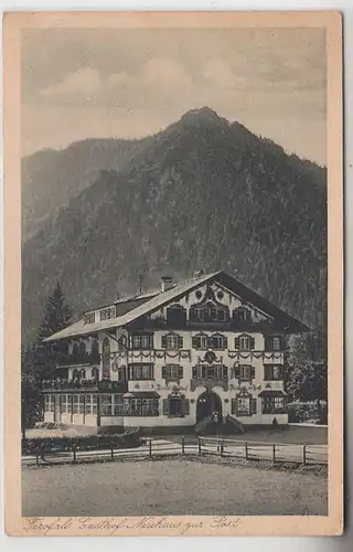 66932 Ak Terofal's Gasthof Neuhaus zur Post um 1930