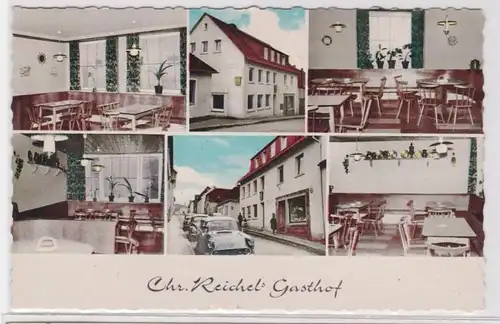 57408 Ak Stammbach Oberfranken Gasthof et Metzgerei 1974