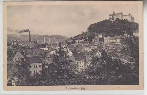 38503 Ak Kulmbach in Bayern Totalansicht 1925