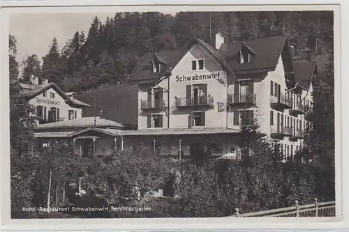 38277 Ak Berchtesgaden Hotel Restaurant Schwabenwirt um 1940