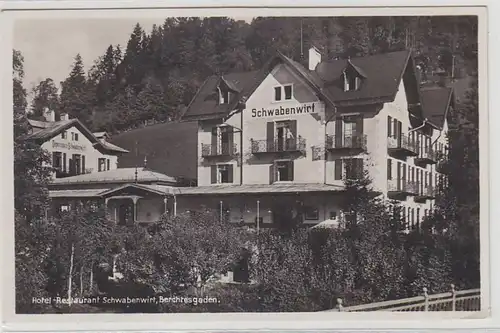 38277 Ak Berchtesgaden Hotel Restaurant Schwabenwirt vers 1940