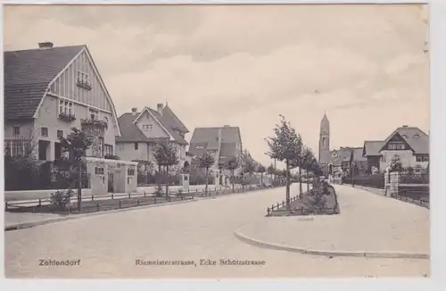 71165 Ak Zehlendorf Riemeisterstraße Ecke Schützstrasse 1908