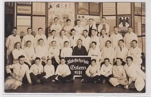 93825 Foto Ak Neuruppin Malerfachschule Ostern 1931