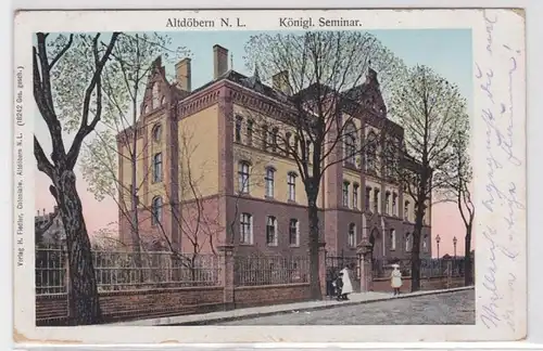 89087 Feldpost AK Altdöbern Niederlausitz - Königliches Seminar 1915