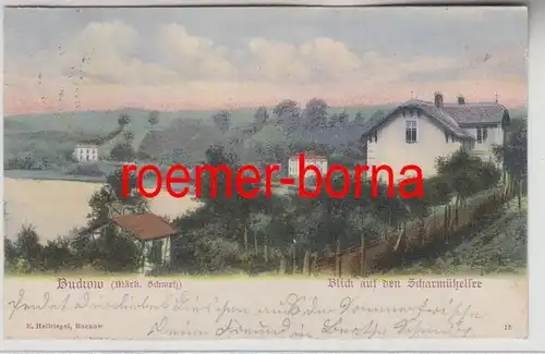 75058 Ak Buckow (Märk.Schweiz) Blick auf den Scharmützelsee 1908