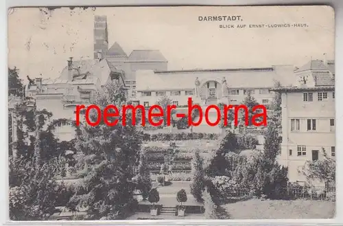 70599 Feldpost Ak Darmstadt Vue sur Ernst Ludwig Haus 1916