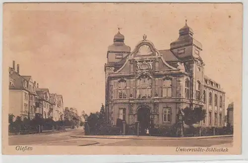 68463 Ak Gießen Universitäts-Bibliothek um 1930