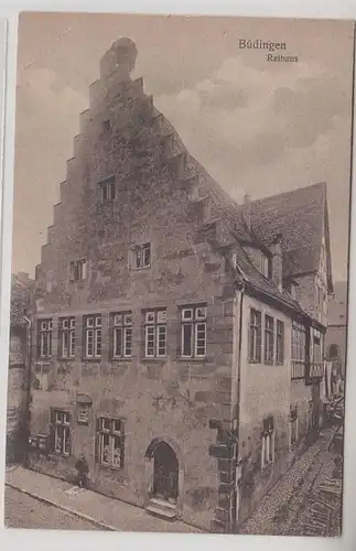 67988 Ak Büdingen Mairie Hôtel de ville vers 1930