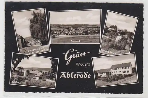 67453 Mehrbild Ak Gruss aus Abterode Kreis Eschwege um 1960