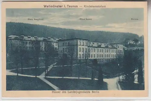 66847 Ak Weilmünster au sanatorium Taunus pour enfants vers 1930