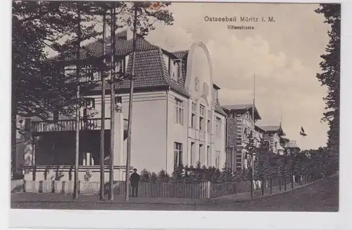 90709 AK Baltebad Müritz in Mecklembourg - Villenstrasse vers 1920