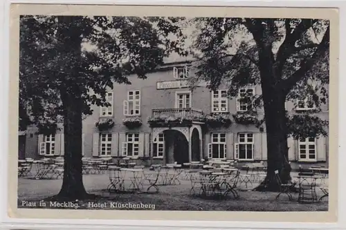 88641 Ak Plau in Mecklembourg Hotel Klüschenberg 1954