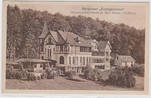 66856 Ak Gemeindebeamtenheim Bad Sachsa Berghotel 'Eulingswiese' 1924