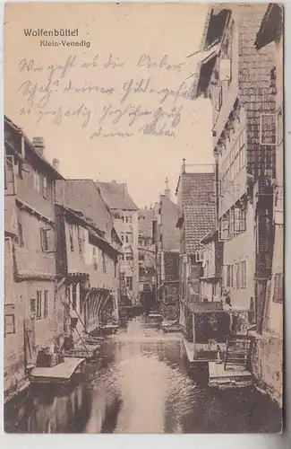 13020 Ak Wolfenbüttel Klein-Venedig 1919