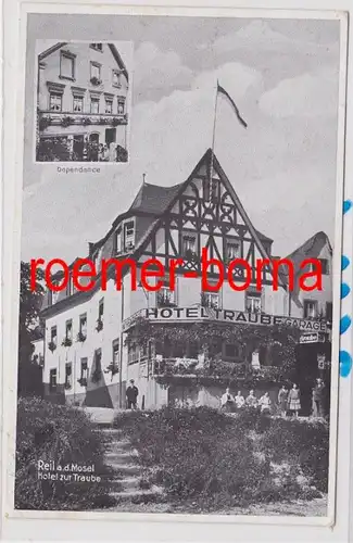 85417 Ak Reil a.d. Mosel Hotel zu Trarbe 1933