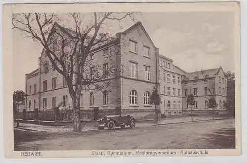 68511 Ak Neuwied école secondaire d'État Realprogymnasium école de formation vers 1920