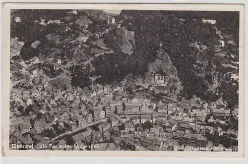 11181 Ak Oberstein la perle du Nahtetal photographie aérienne vers 1935