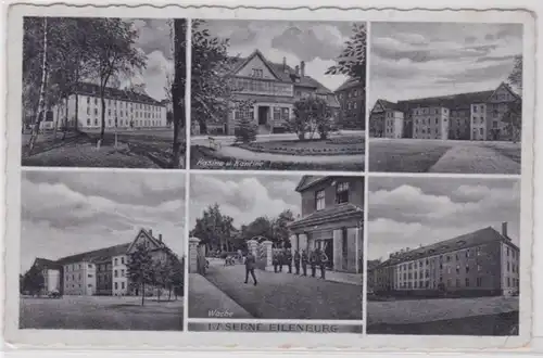 96356 Mehrbild Ak Kaserne Eilenburg, Kasino, Kantine, Wache 1942