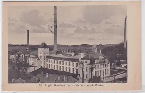 94514 Ak Vereinigte Bautzner Papierfabriken Werk Bautzen 1928