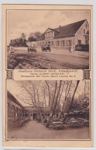93986 Mehrbild Ak Abtnaundorf Gasthaus heiterer Blick 1913