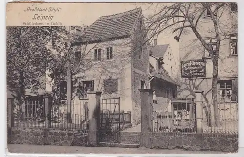 88457 AK 'Großstadt-Idyll' Leipzig - Schillerhaus in Gohlis 1936