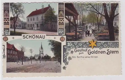 88387 Mehrbild Ak Schönau Gasthof zum goldnen Stern um 1920