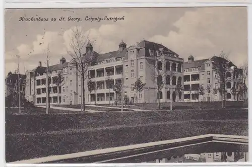 88259 AK Krankenhaus zu St. Georg, Leipzig Eutritzsch um 1910