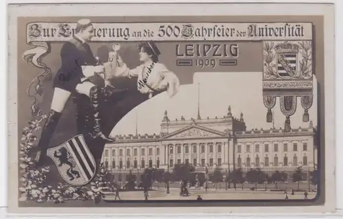 86202 Ak Zur Erinnerung an die 500 Jahrfeier der Universität Leipzig 1909